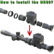 Nebublu Digital Night Vision Scope Monocular 200,400M, Travel Infrared Camcorder, Photo Video Recording, Observation Device for Camping and Boating